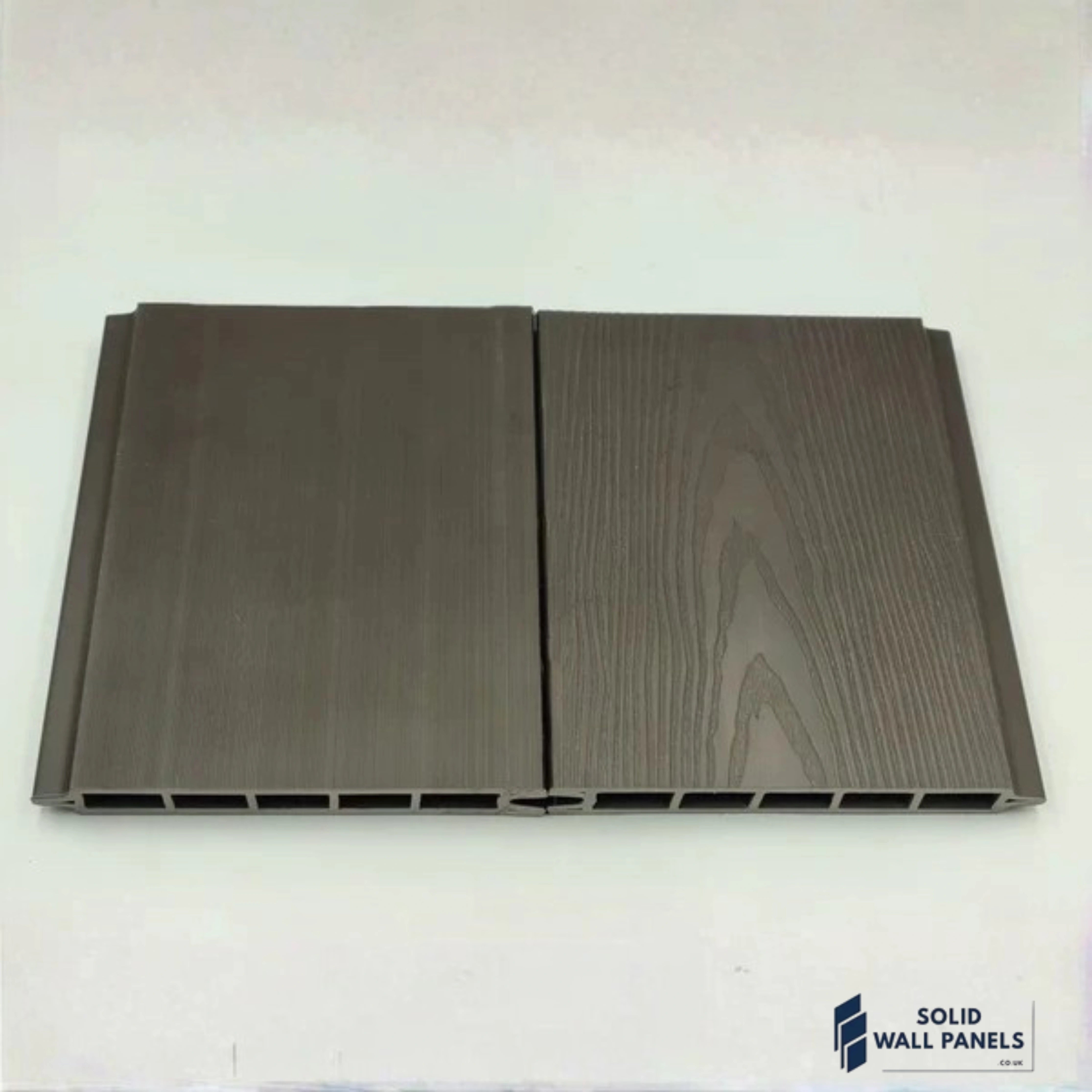 Premium Dark Brown Composite Fence Panels | UV Resistant Low Maintenance Garden Fencing