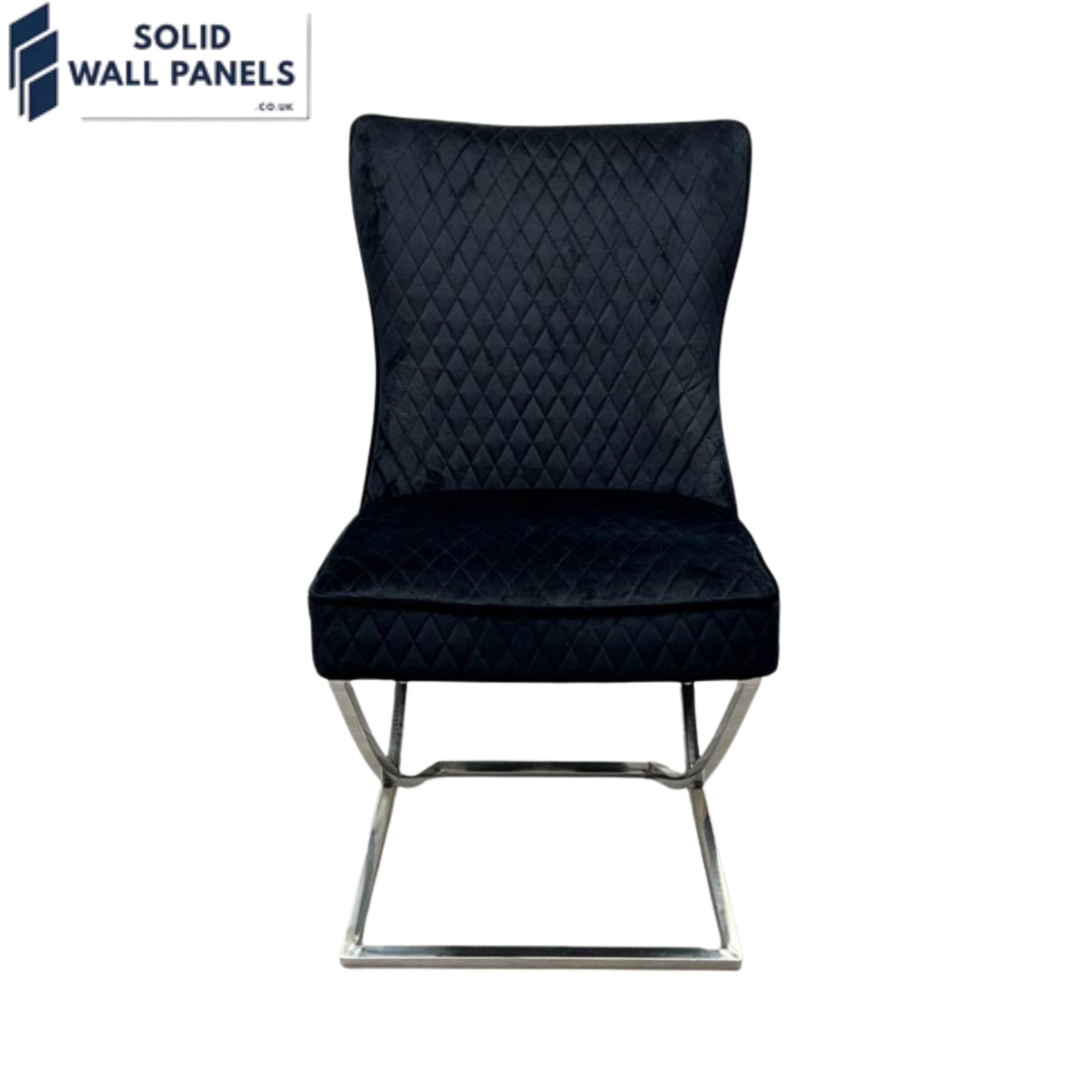 Modern Rome Velvet Dining Chair - Set of 2 | 3 Colours Available 