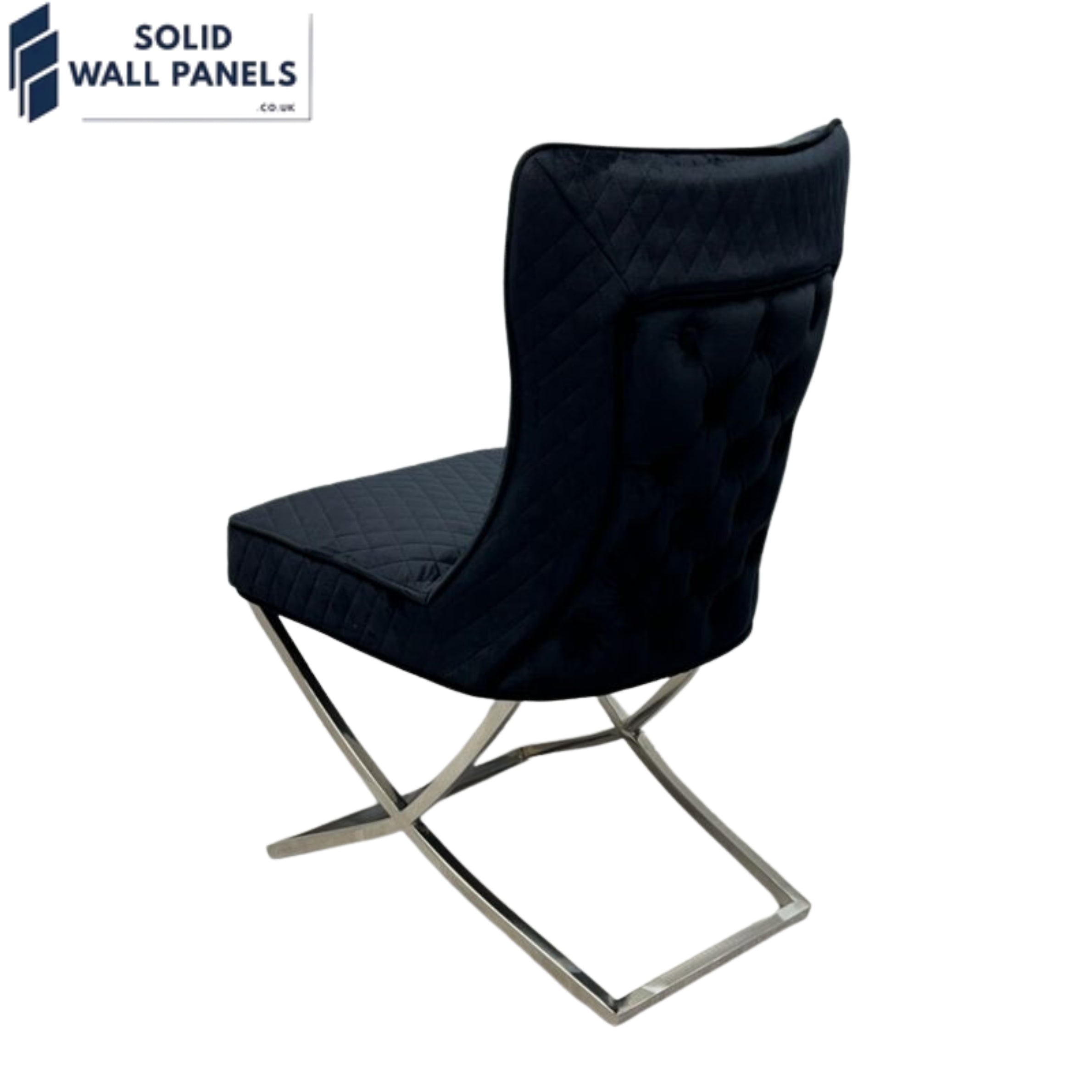 Modern Rome Velvet Dining Chair - Set of 2 | 3 Colours Available 