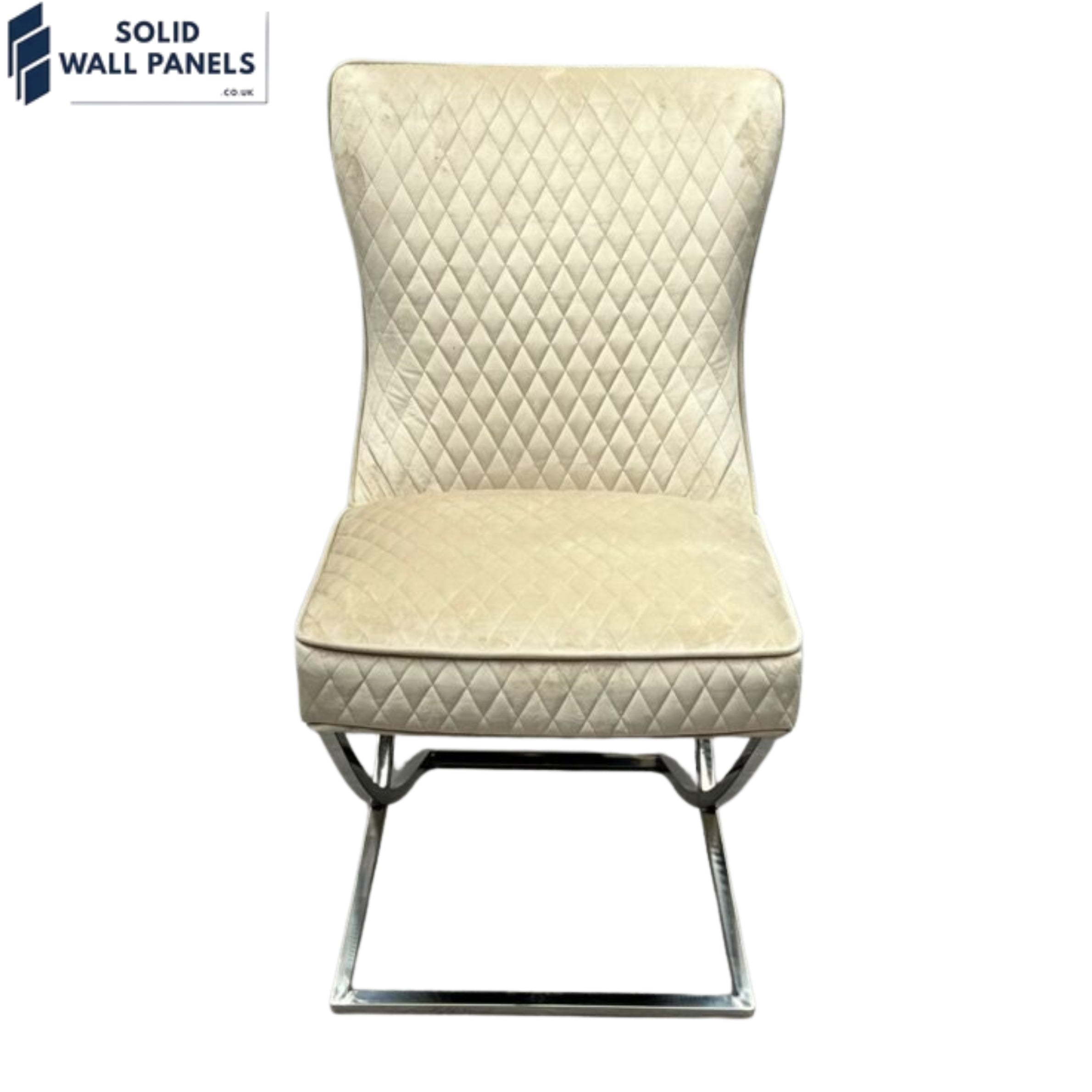 Modern Rome Velvet Dining Chair - Set of 2 | 3 Colours Available 