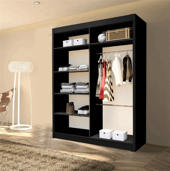 LISBON BLACK WARDROBE