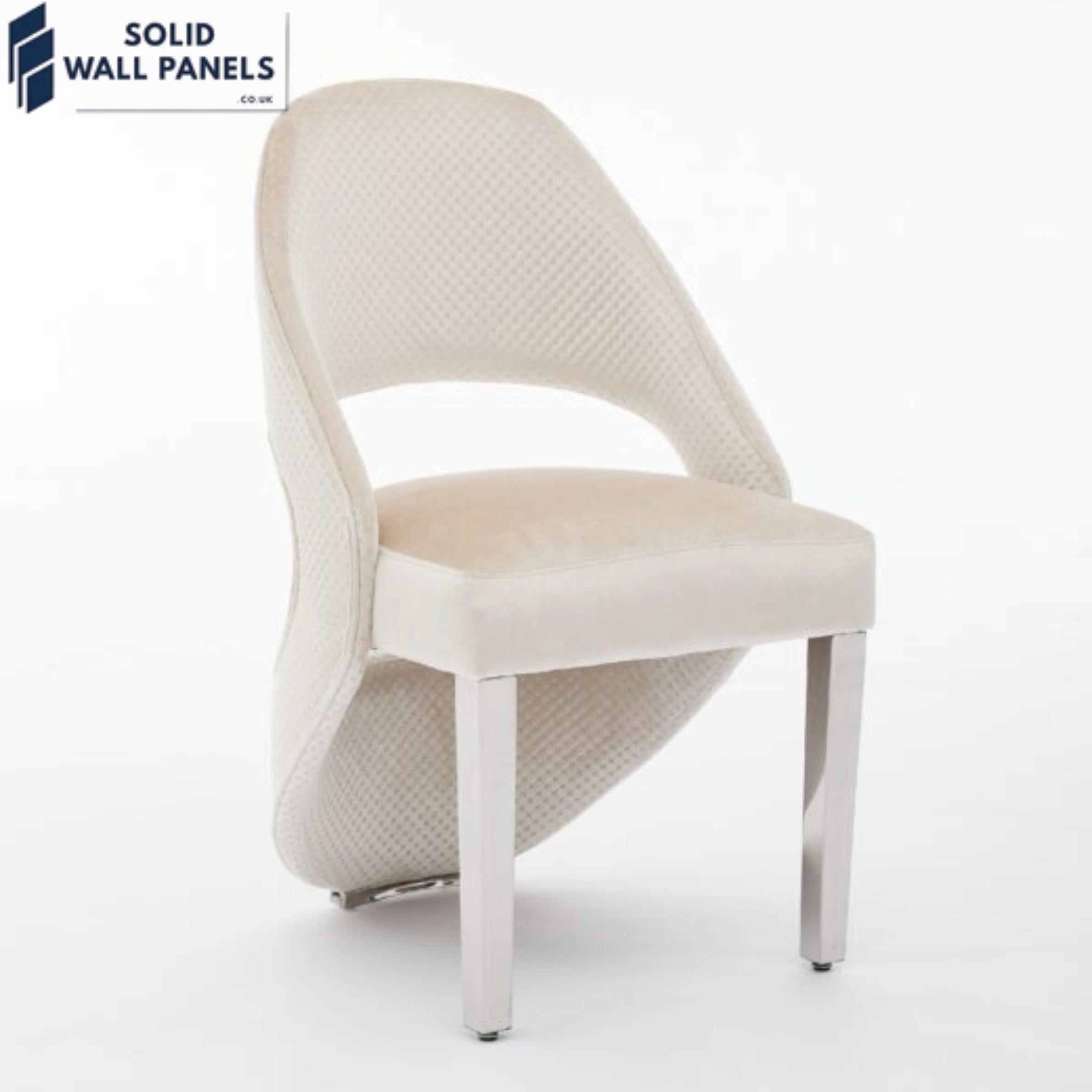 Modern Design Santorini Dining Chair with Silver Legs