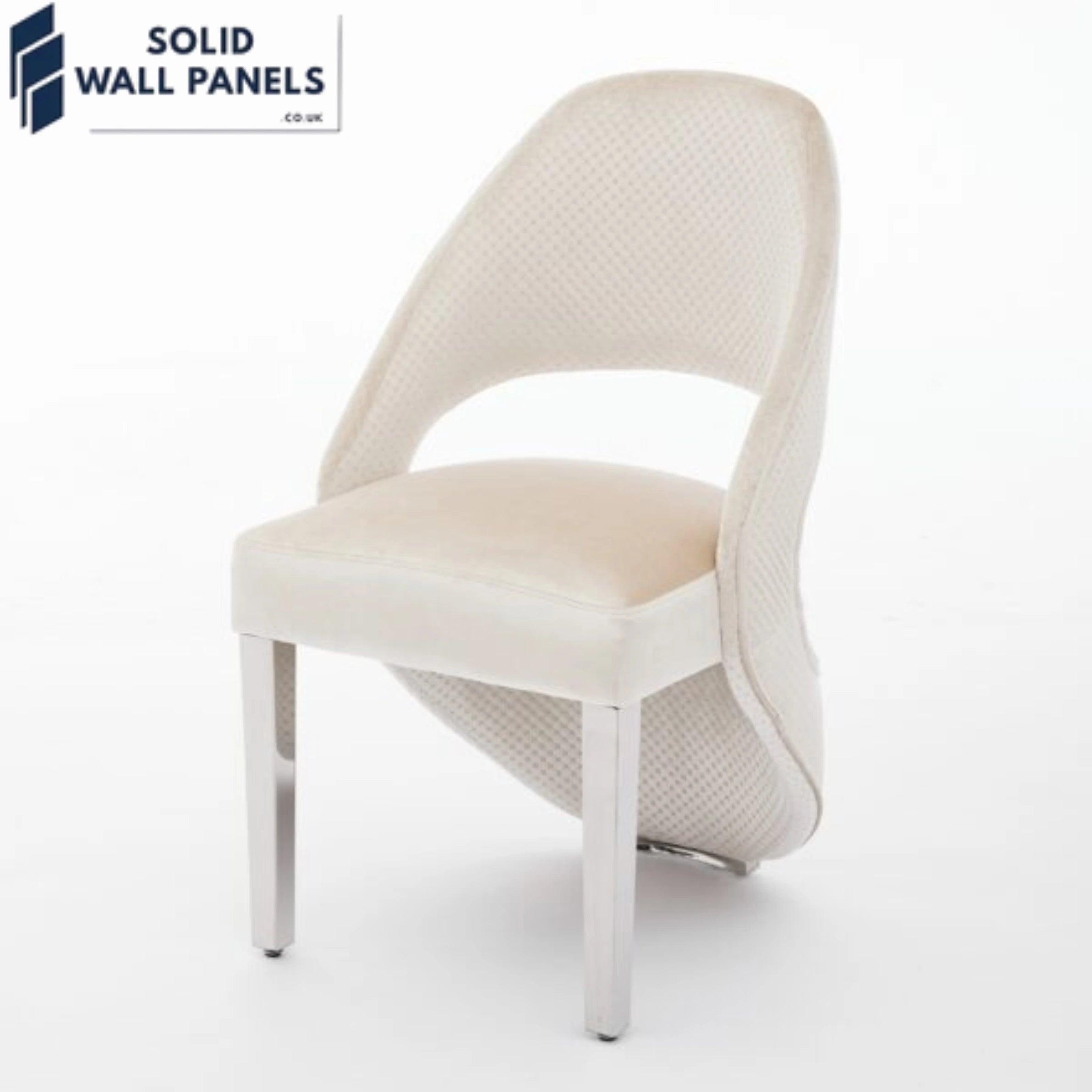 Modern Design Santorini Dining Chair with Silver Legs