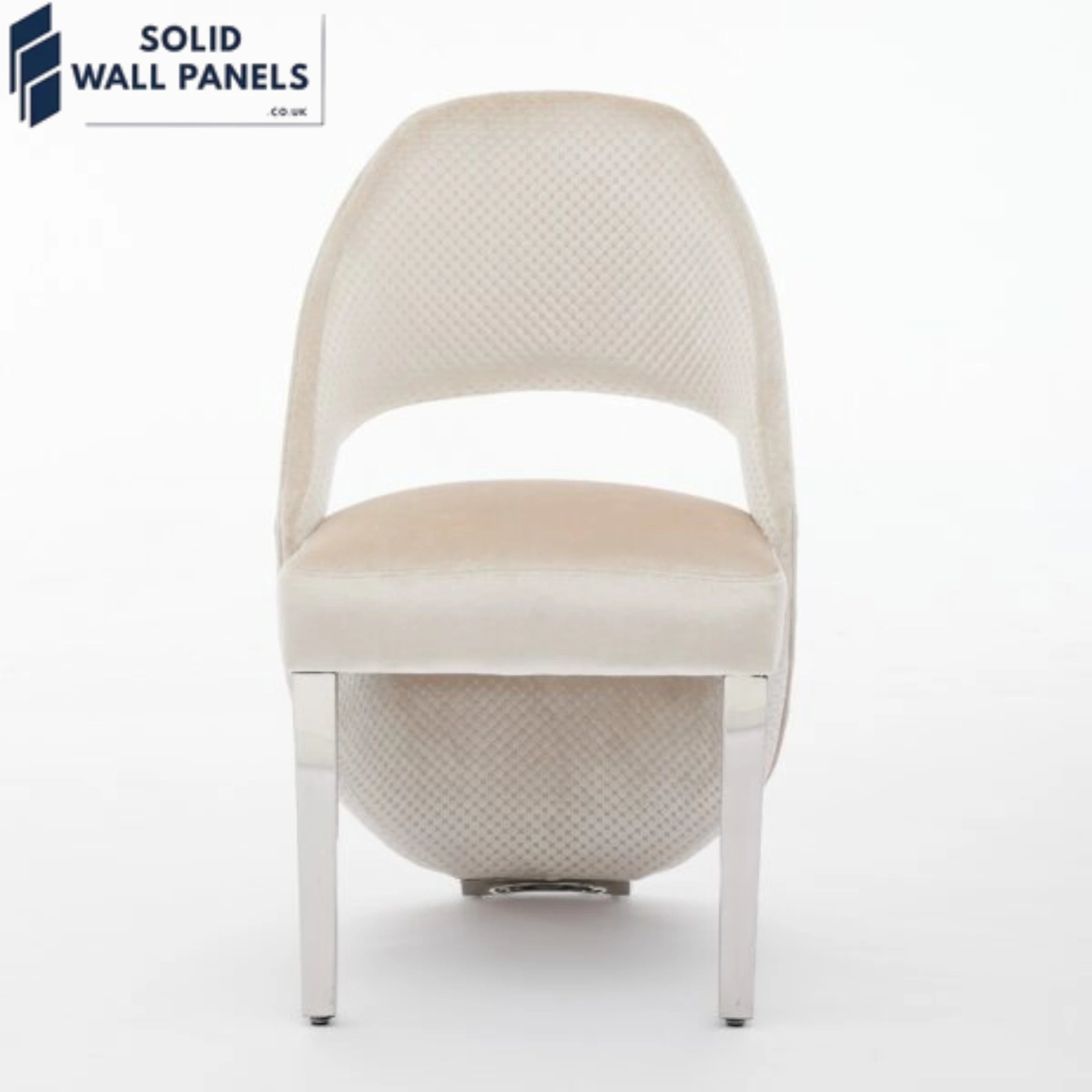 Modern Design Santorini Dining Chair with Silver Legs