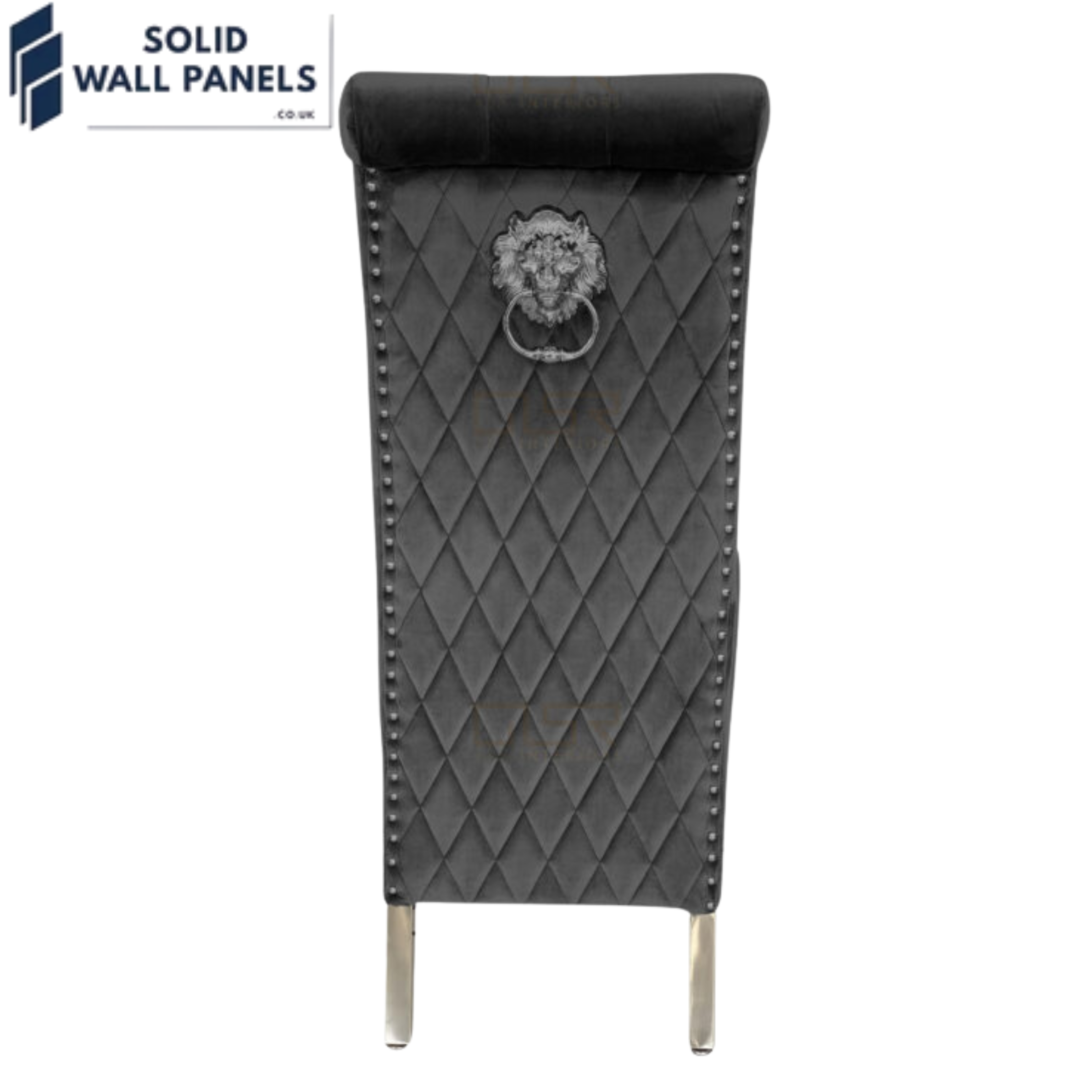 Sofia Chrome Leg Lion Knocker Dining Chairs – 5 Colours Available