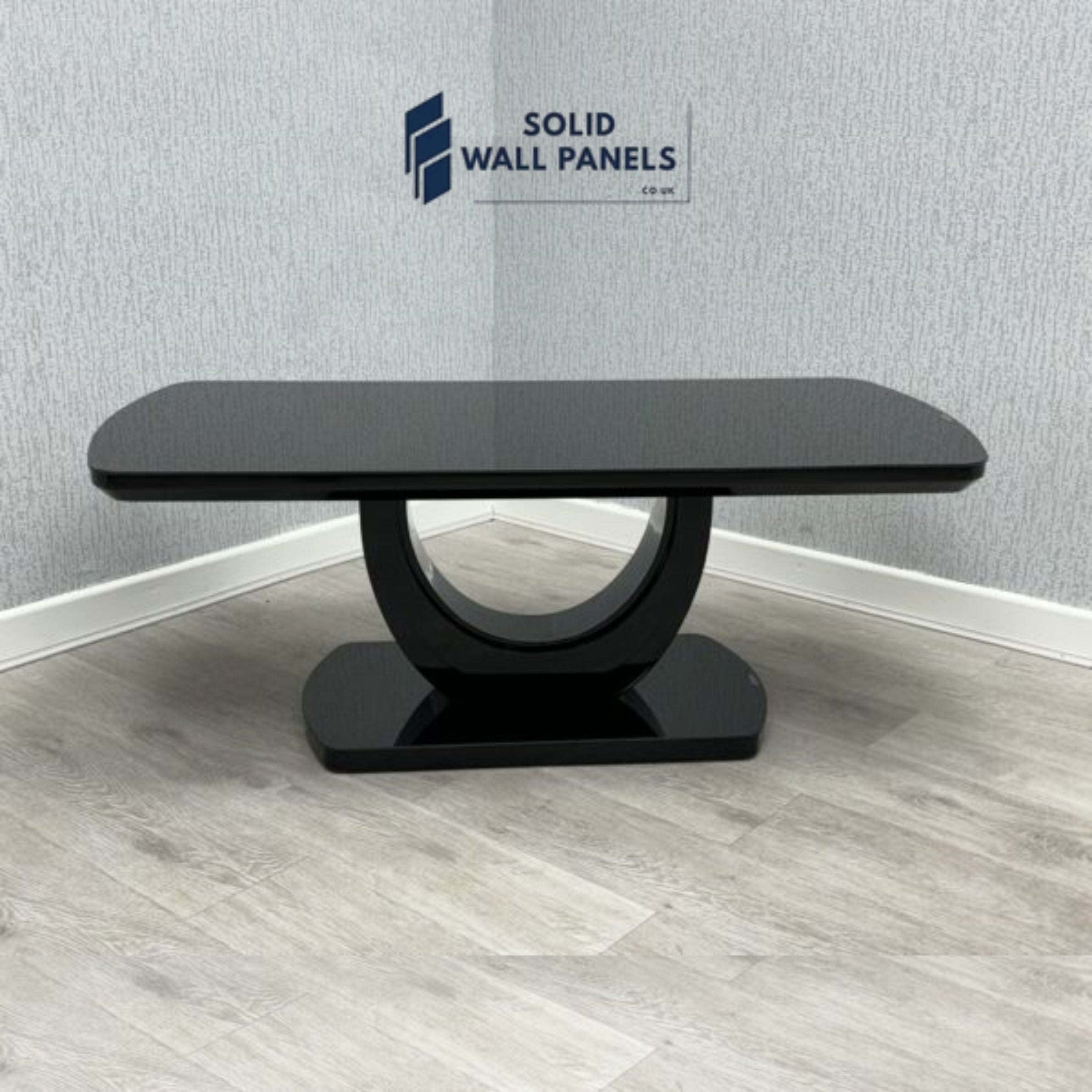 Texas Coffee Table – Modern Gloss Finish in Black, White & Grey