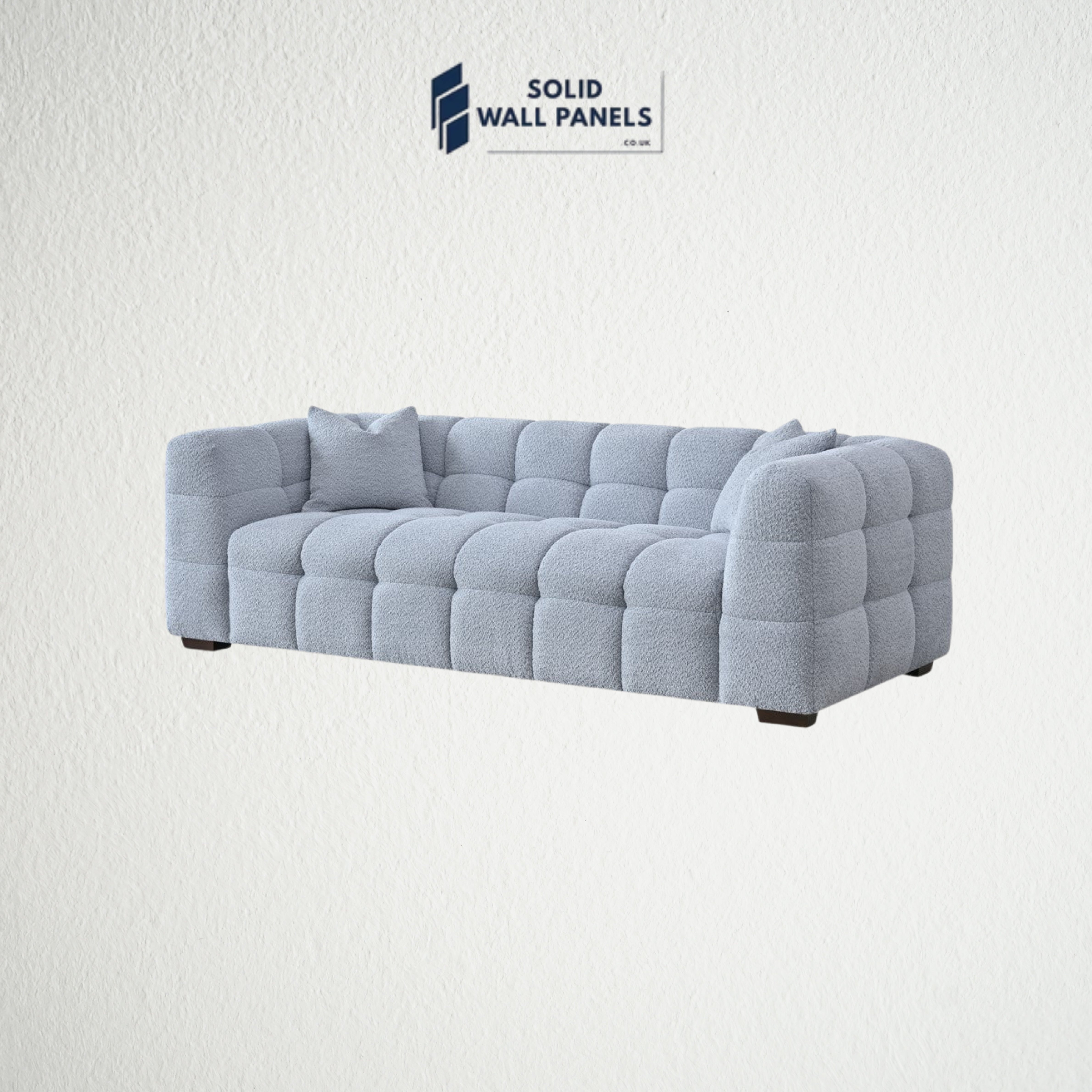 Tribeca Sofa Range – Pearl Boucle Fabric | Modern Chesterfield Design