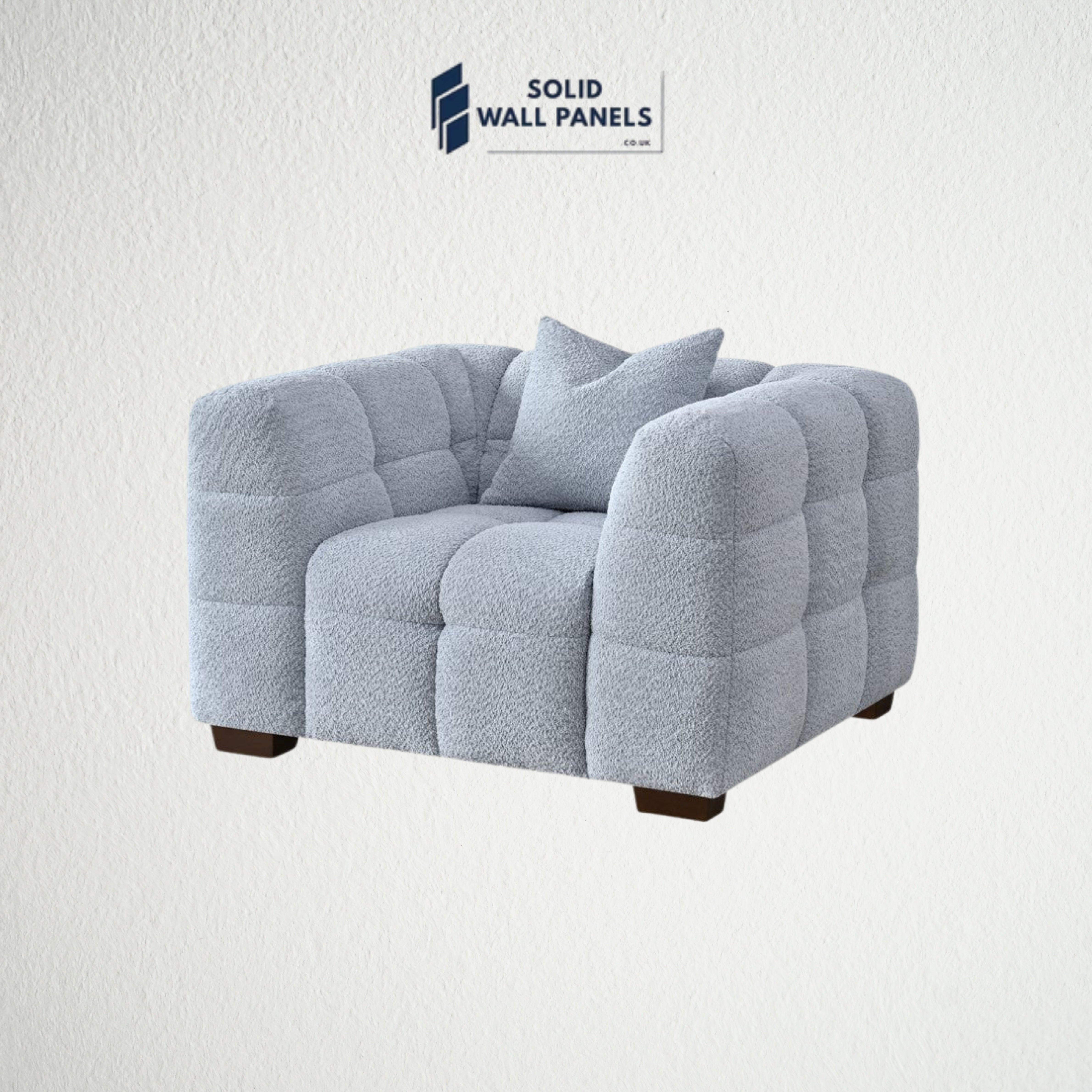 Tribeca Sofa Range – Pearl Boucle Fabric | Modern Chesterfield Design