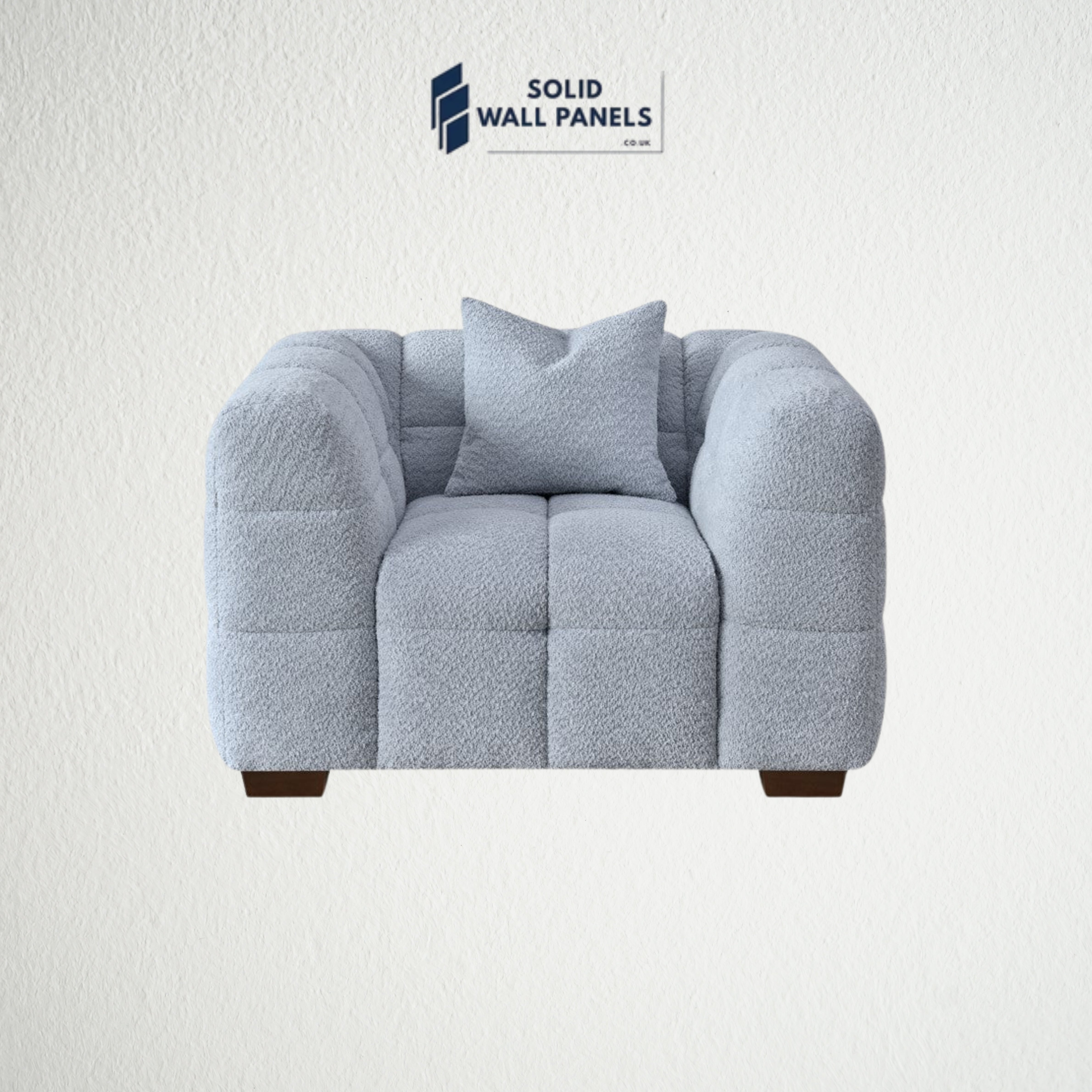 Tribeca Sofa Range – Pearl Boucle Fabric | Modern Chesterfield Design