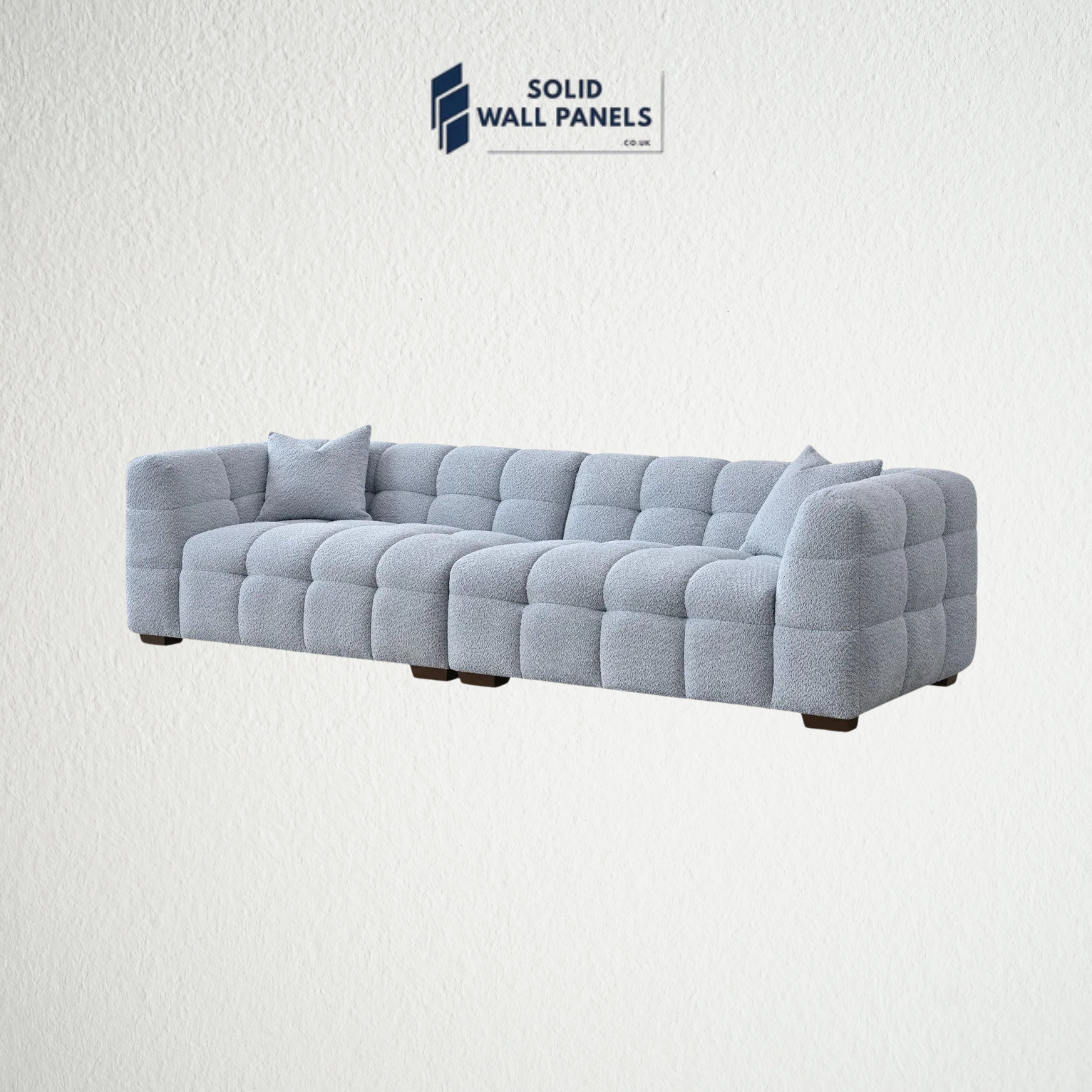 Tribeca Sofa Range – Pearl Boucle Fabric | Modern Chesterfield Design