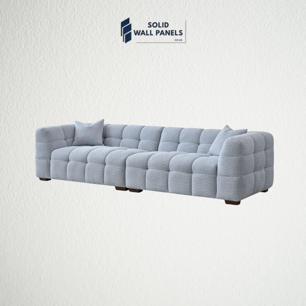 Tribeca Sofa Range – Pearl Boucle Fabric | Modern Chesterfield Design