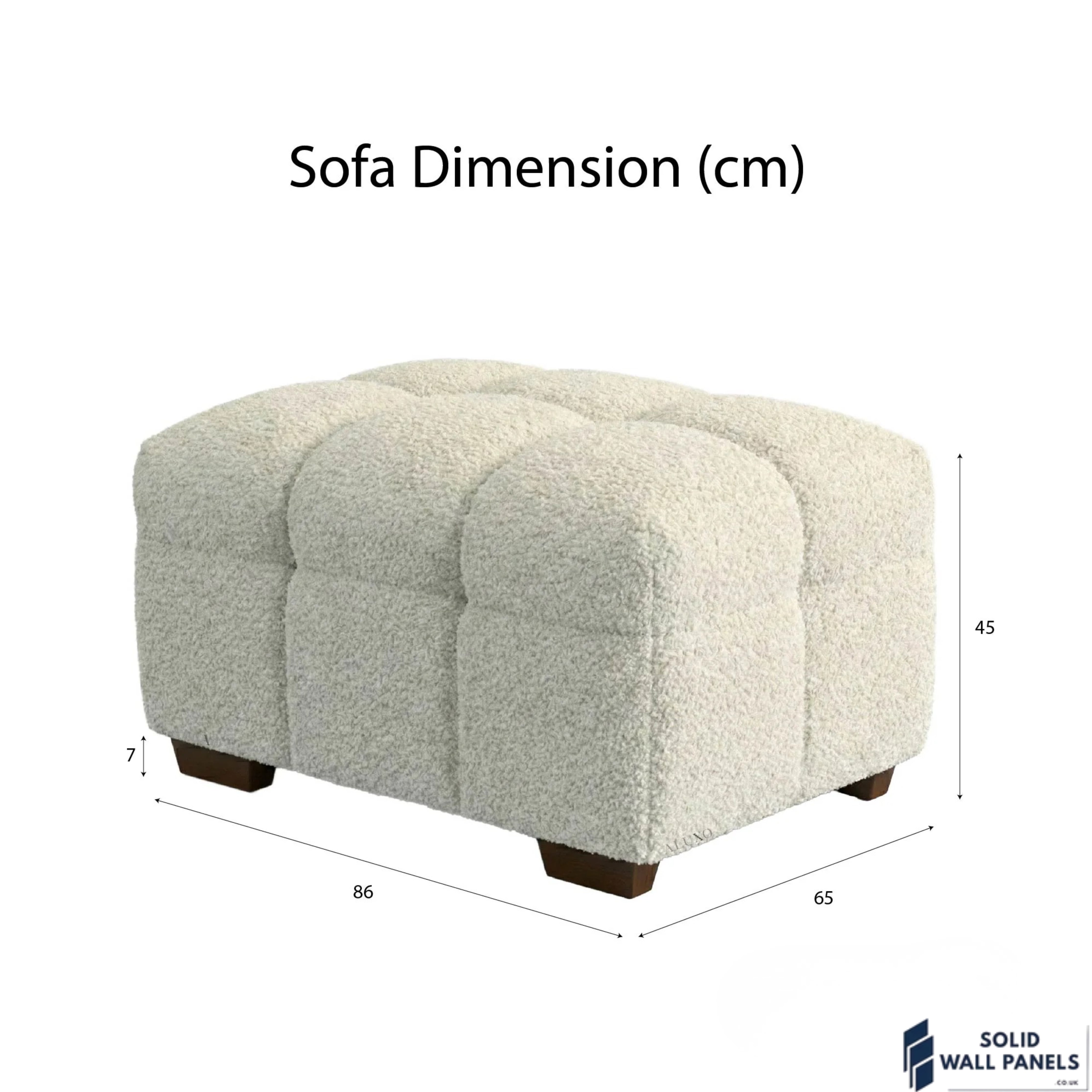 Tribeca Bubble Sofa Range – Oatmeal Beige Bouclé | Modern Chesterfield Design