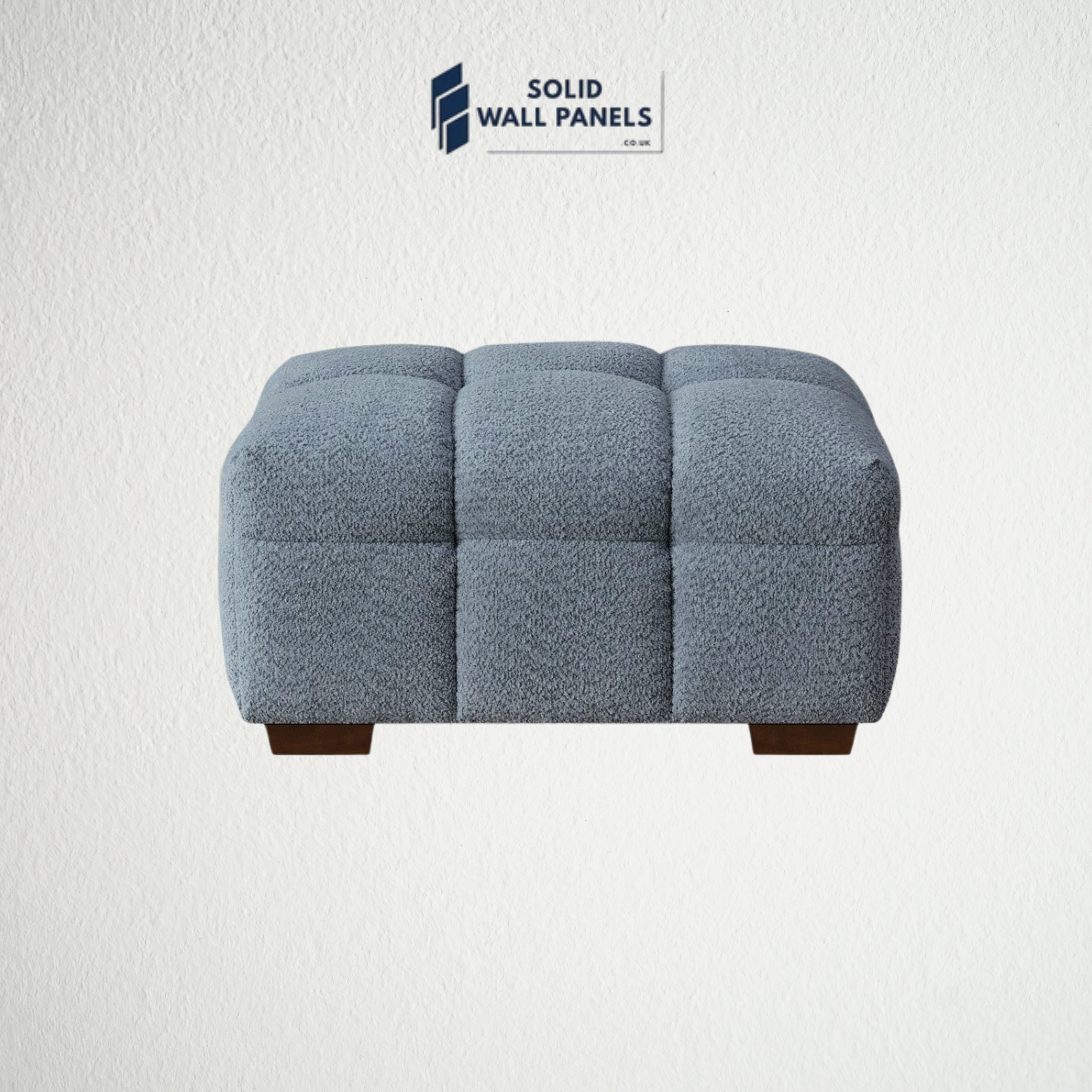 Tribeca Corner Sofa – Iron Boucle Fabric | Modern Chesterfield Design