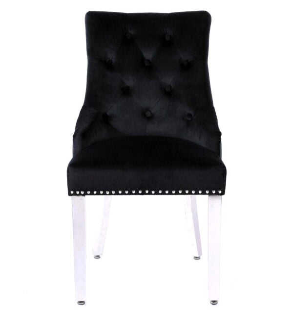Valencia PU Leather Dining Chairs in Chrome Legs - Set of 2 | 5 Colours
