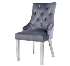 Valencia PU Leather Dining Chairs in Chrome Legs - Set of 2 | 5 Colours