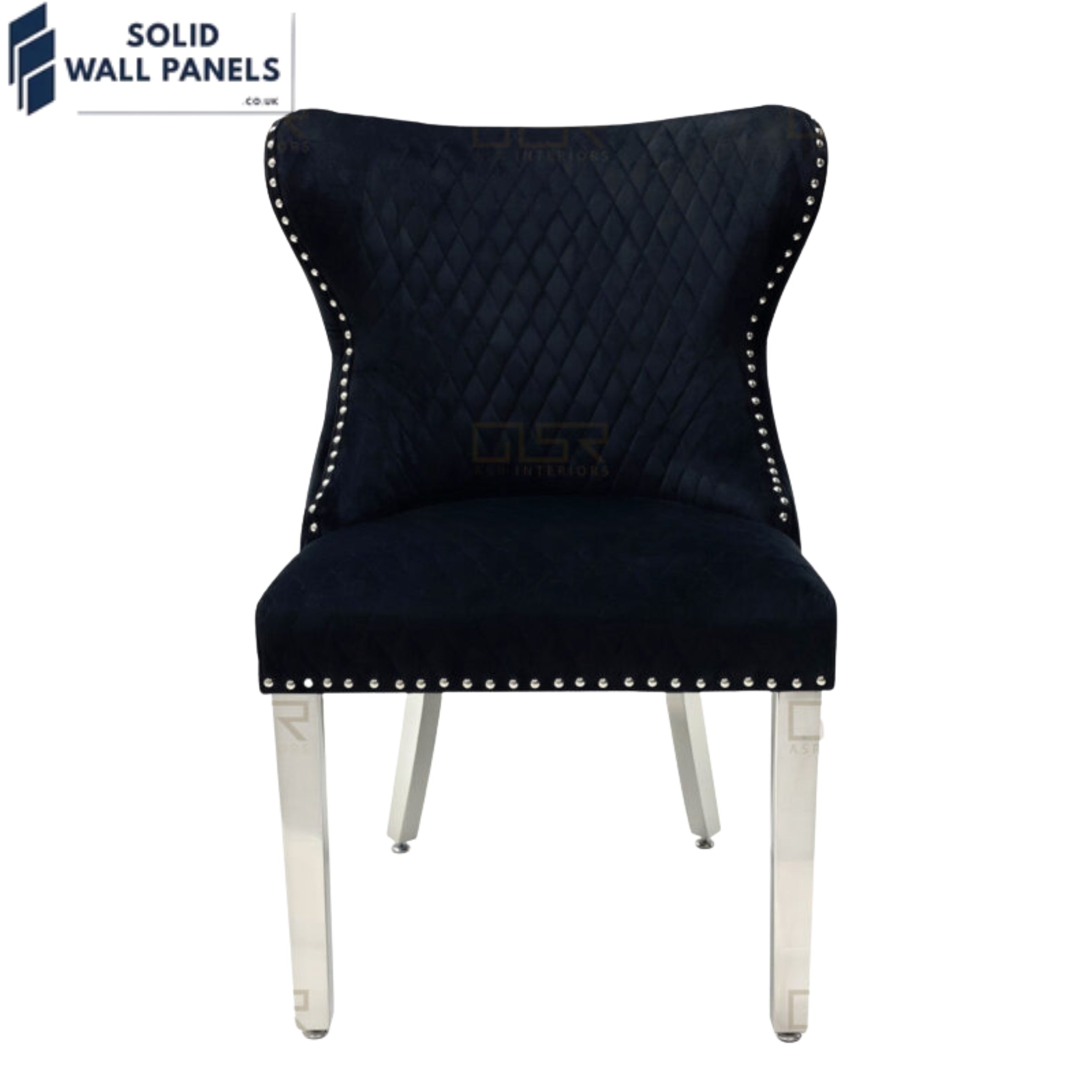 Valentino Lion Knocker Velvet Dining Chairs – Luxury Modern Design