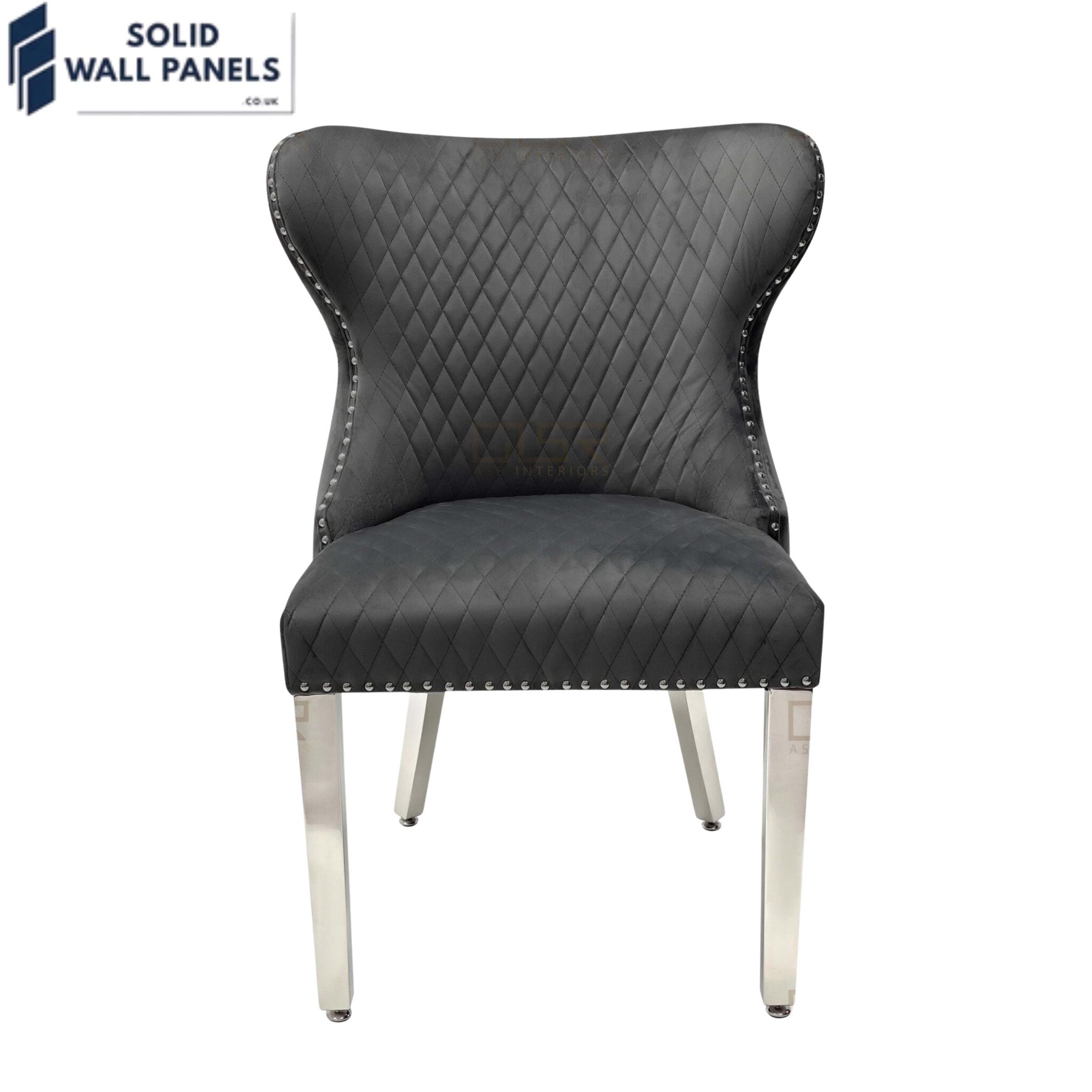Valentino Lion Knocker Velvet Dining Chairs – Luxury Modern Design