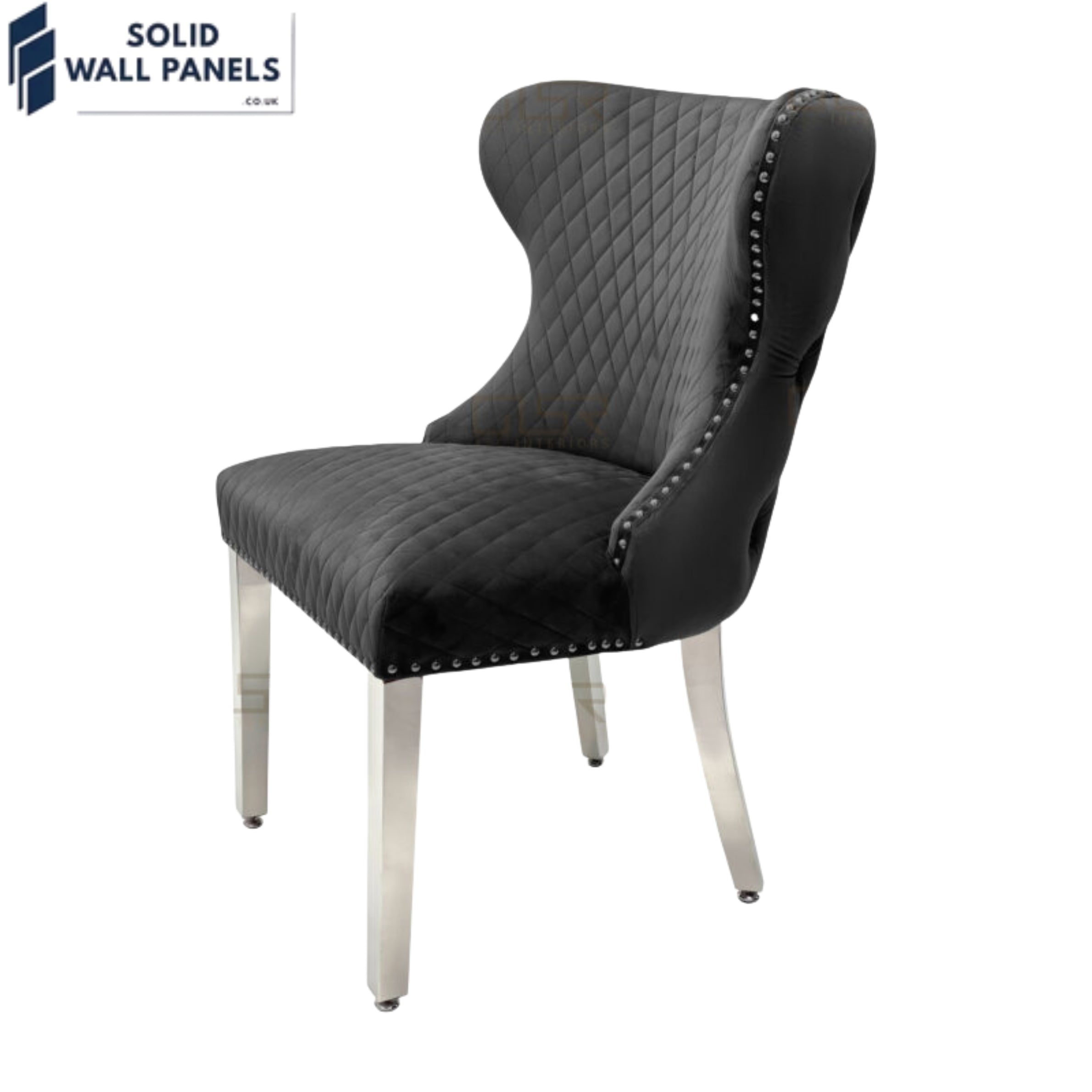 Valentino Lion Knocker Velvet Dining Chairs – Luxury Modern Design