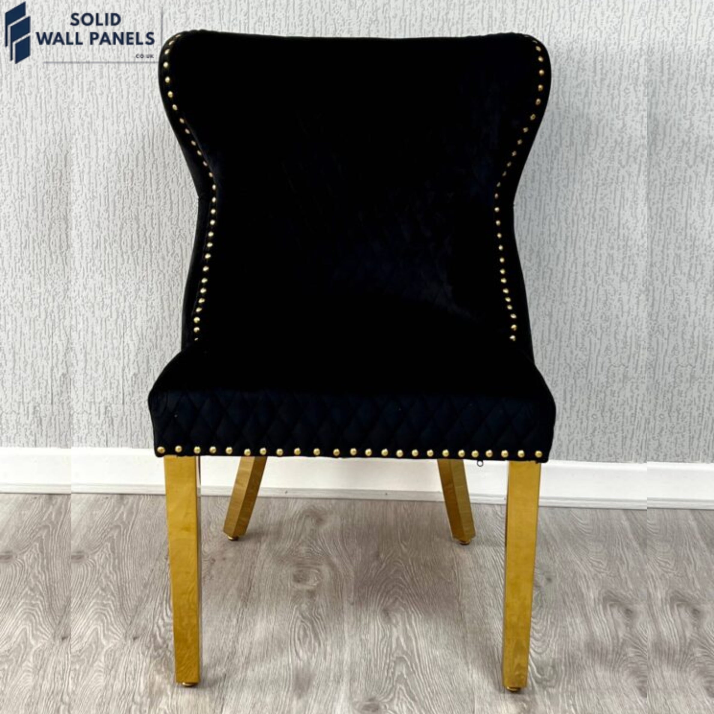 Valentino Gold Lion Knocker Velvet Chairs | 2 Colours Available