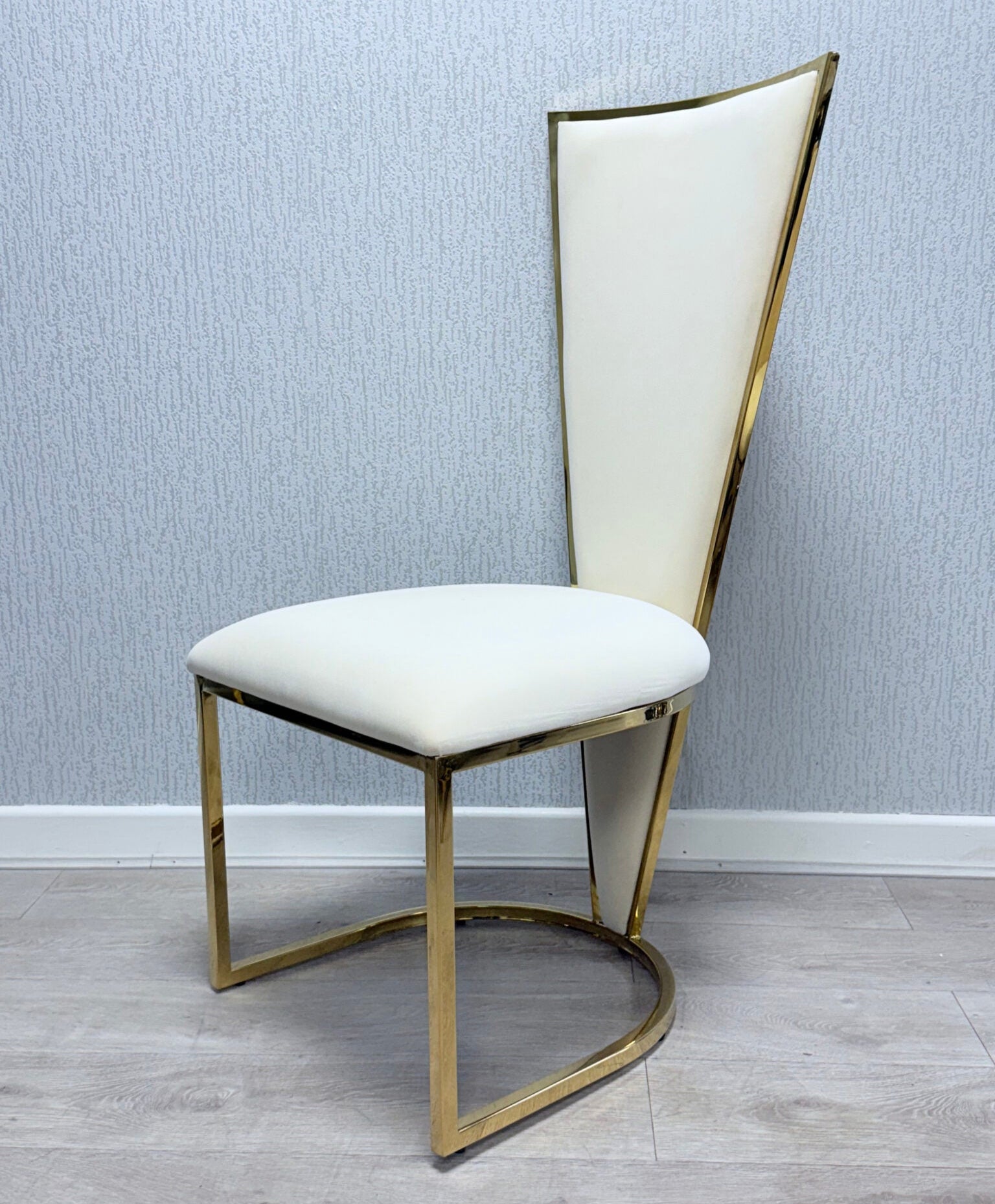 Vienna Velvet Dining Chairs Set of 2 | Gold & Silver Frame
