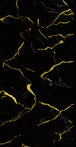 Luxury Black Marble Media Wall Panels with Gold Veins – 60 x 240 cm