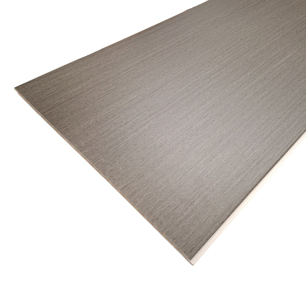 WPC WOOD EFFECT FLAT STYLE WALL PANEL -  ASH GREY 