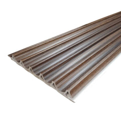 WPC Wave Style Wood Effect Waterproof Wall Panels – Walnut 