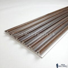 Walnut Wave Style WPC Wall Panels – Modern Wood Effect Wall Cladding | Solid Wall Panels UK