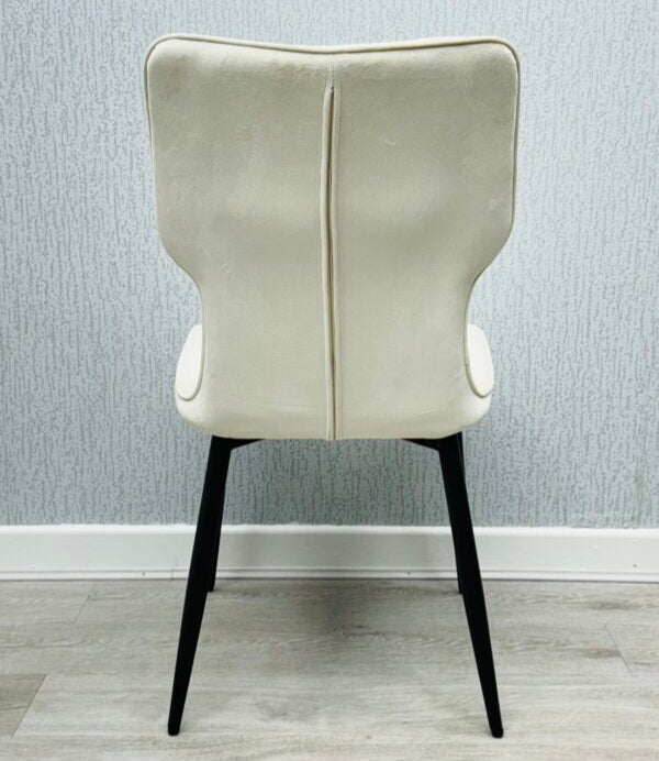 Windsor Velvet Dining Chairs – Set of 2 (Black, Grey, Mink)