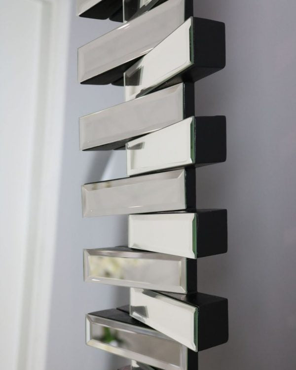 Zip Rectangle Mirror – Modern Geometric Wall Mirror | Solid Wall Panels