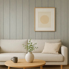 WPC WOOD EFFECT FLAT STYLE WALL PANEL -  ASH GREY 