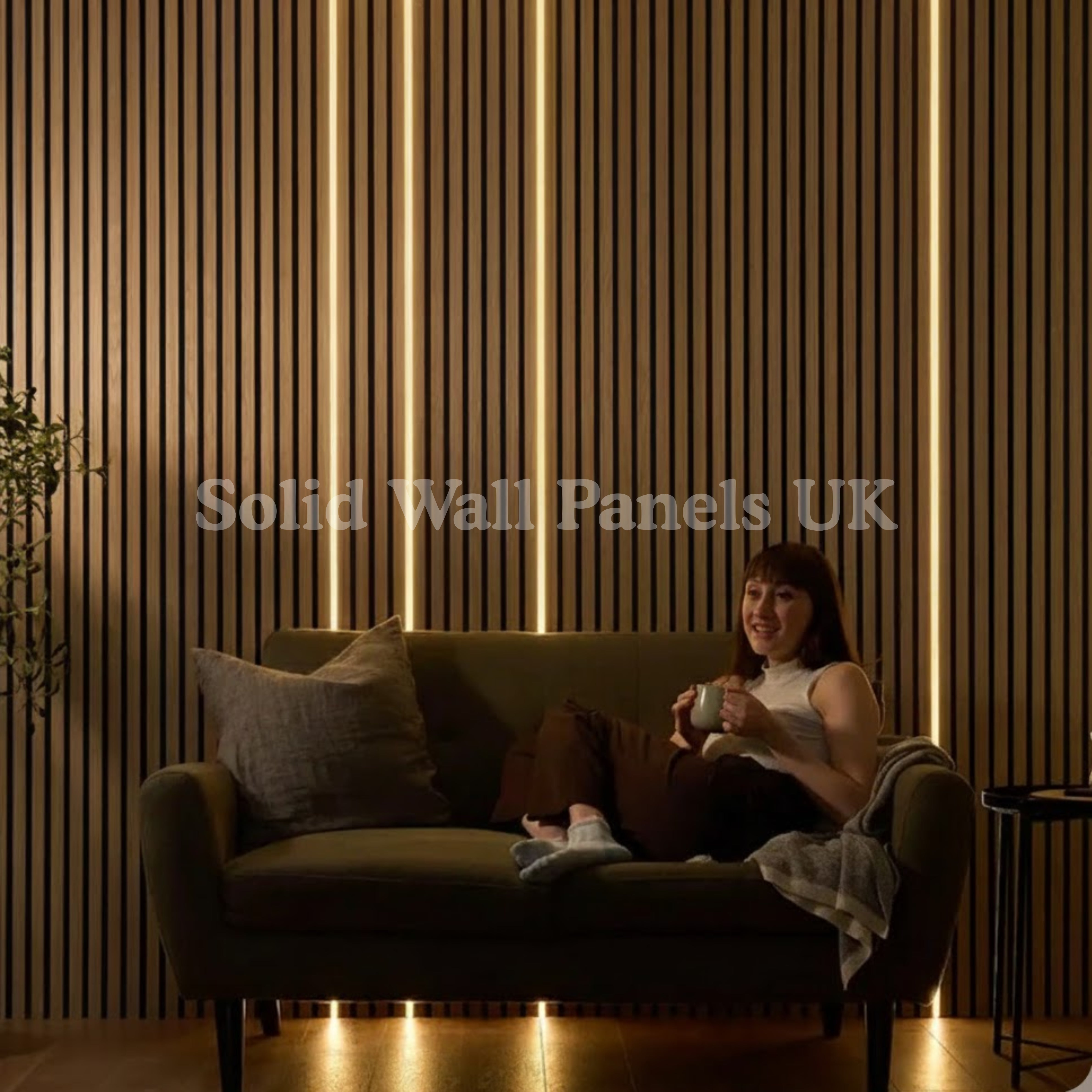 Premium LED Lighting Strip Kit for Wall Panels – Smart App & Voice Control | Solid Wall Panels UK