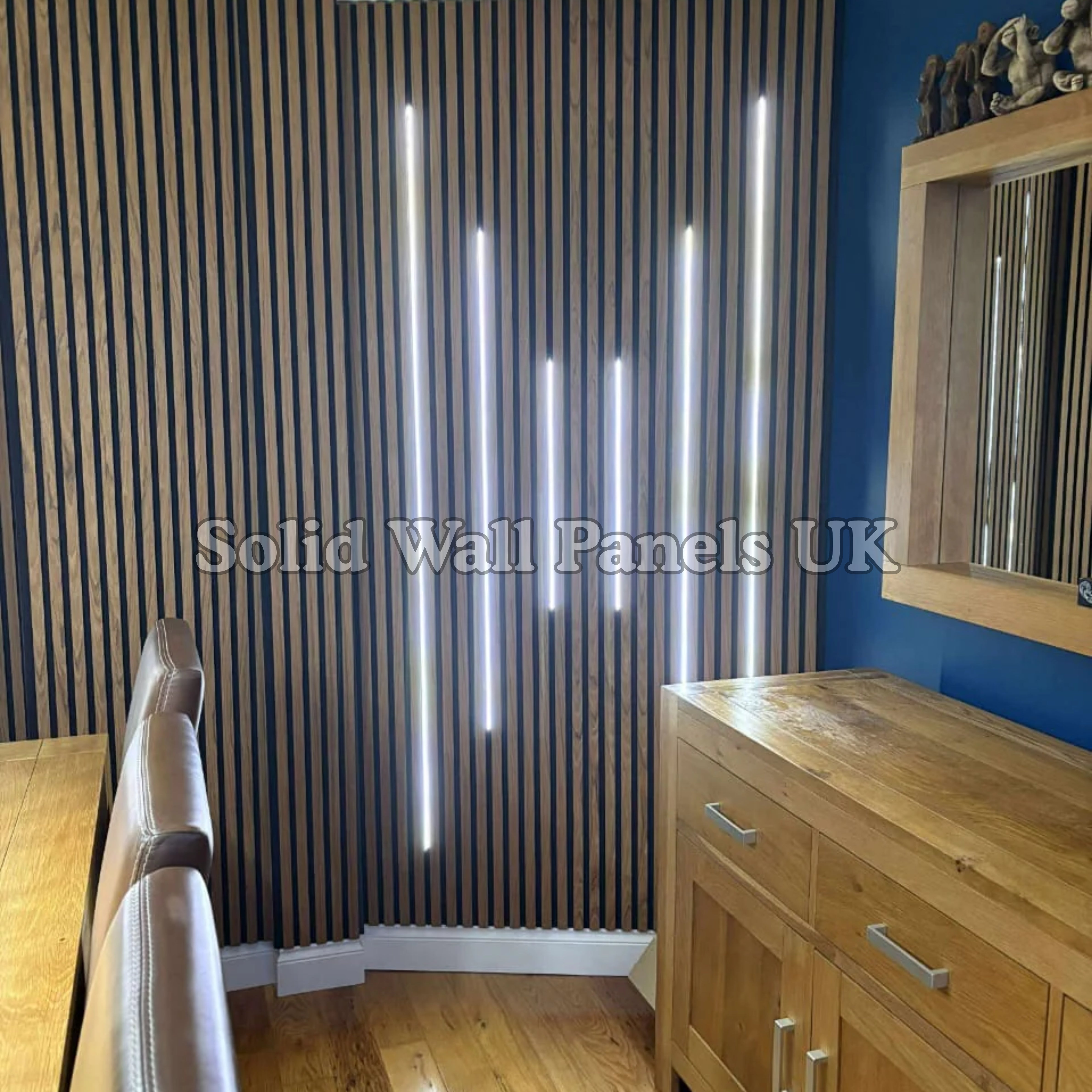 Premium LED Lighting Strip Kit for Wall Panels – Smart App & Voice Control | Solid Wall Panels UK