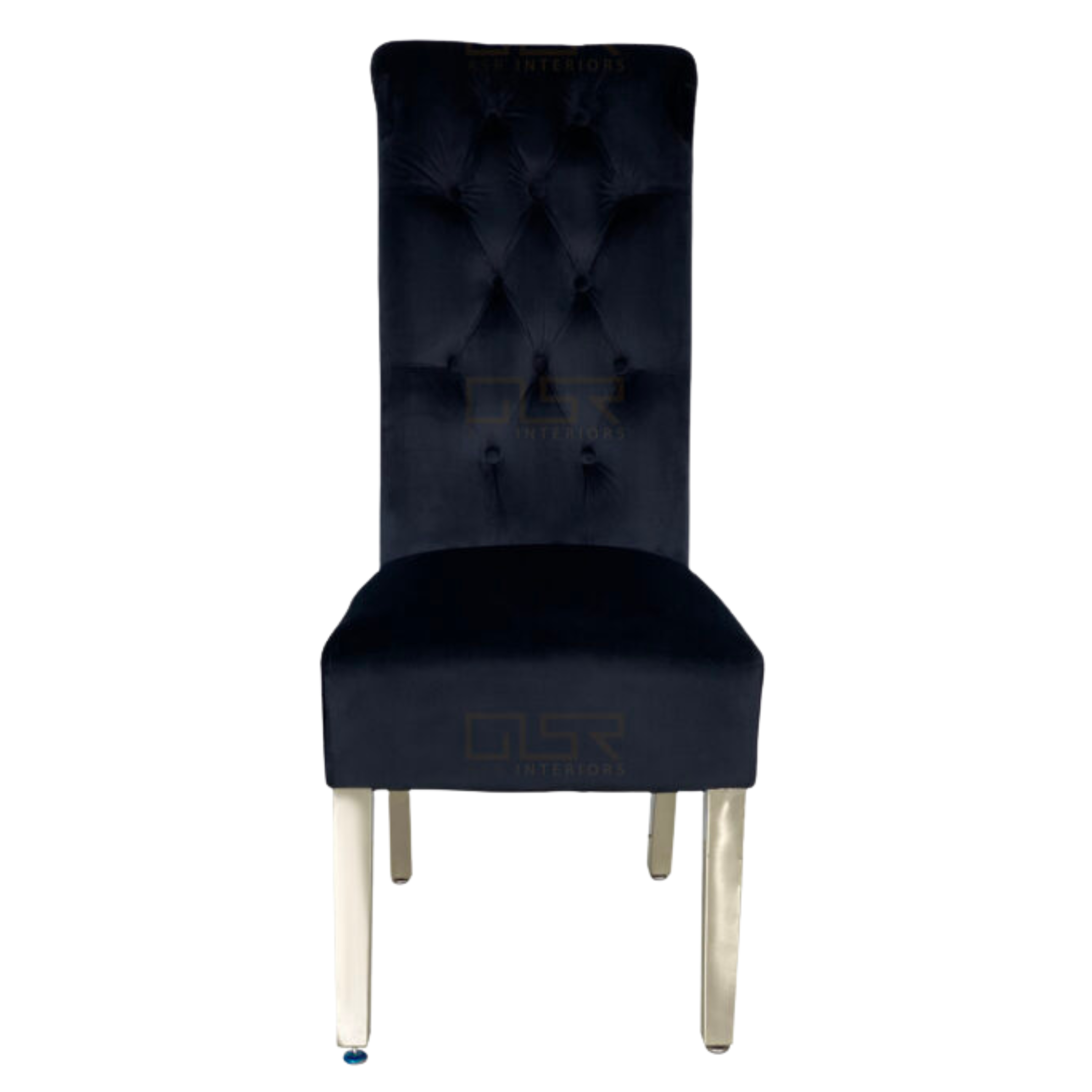 Sofia Chrome Leg Lion Knocker Dining Chairs – 5 Colours Available