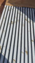 Acoustic Slatted Wall Panels White & Gold Marble 240×60cm UK | Stylish & Durable