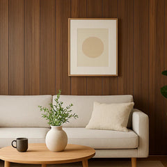 WPC WOOD EFFECT FLAT STYLE WALL PANEL -  WALNUT